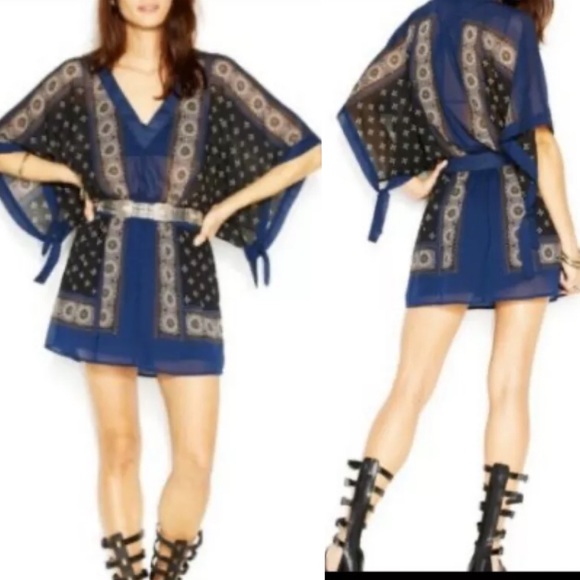 FREE PEOPLE • Boho Kimono Dress - Picture 13 of 16